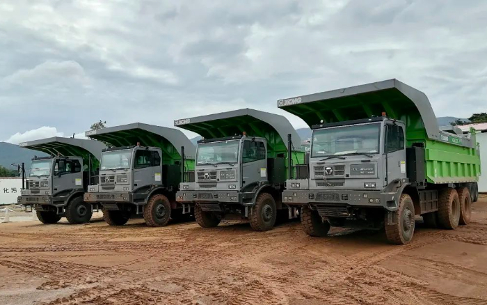 效劳全球客户 | 大批量恒峰g22电动矿卡出口非洲